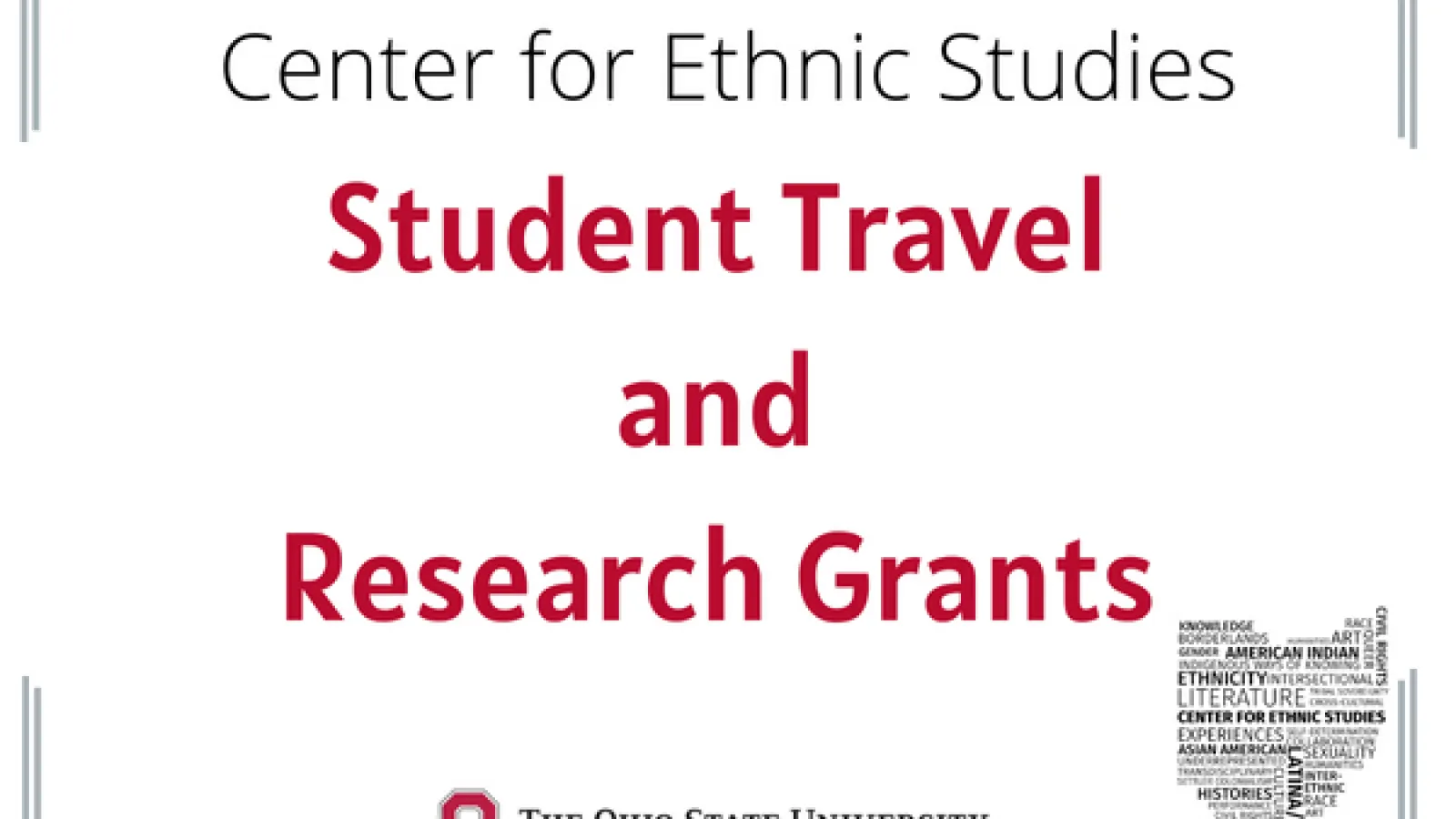 CES Student Travel and Research Grants with Logo and OSU logo
